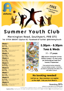 Summer Holiday Club 2018 Flyer